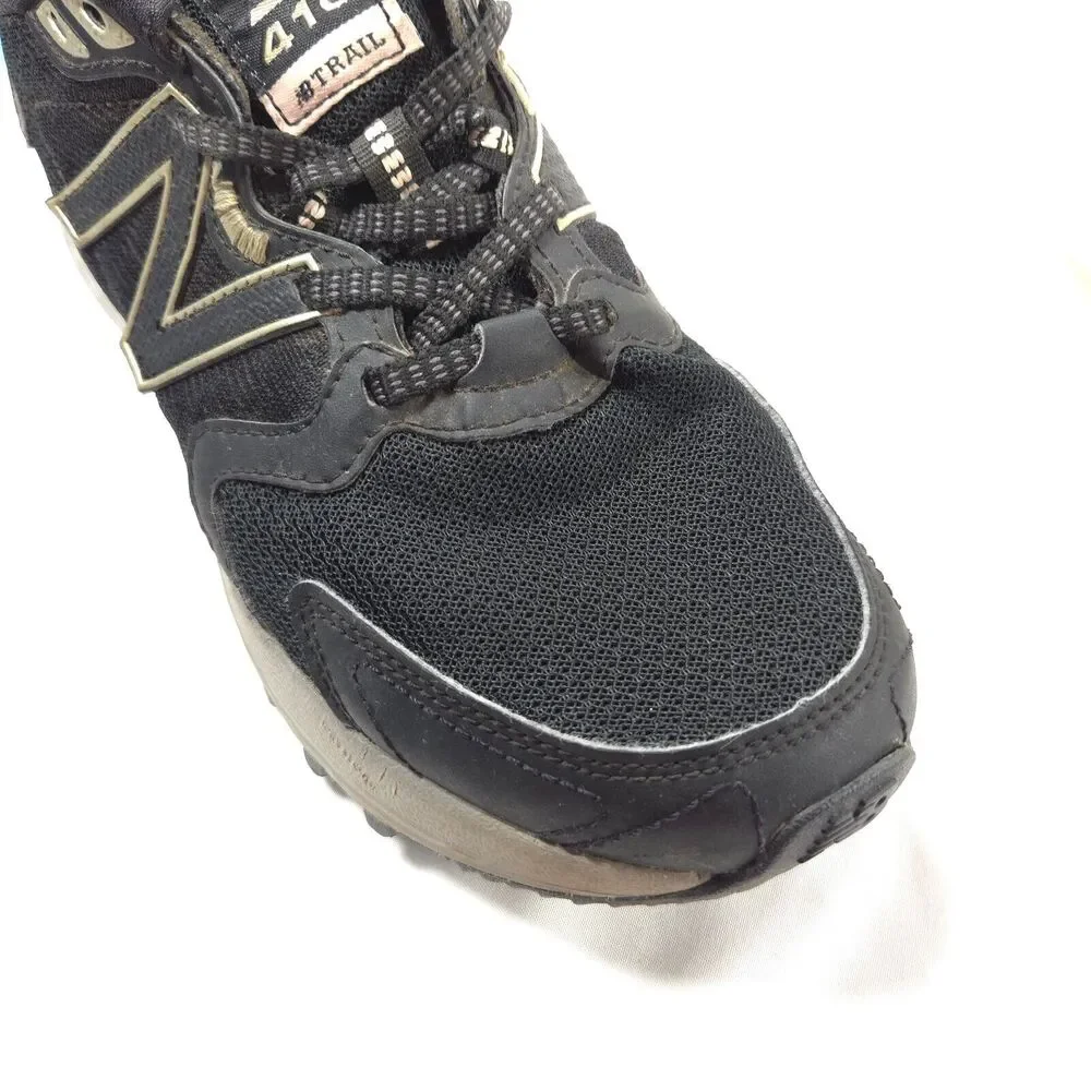 New Balance 410 Athletic Lace Up Running Shoe Womens Size 7 WT410LK7 Black